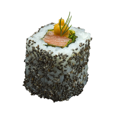 California salmón & wasabi de calabaza